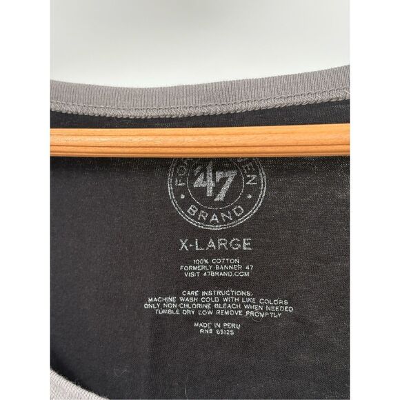 Forty Seven Brand Brooklyn Nets Basketball Tank Top Men Size XL Black - Picture 3 of 8